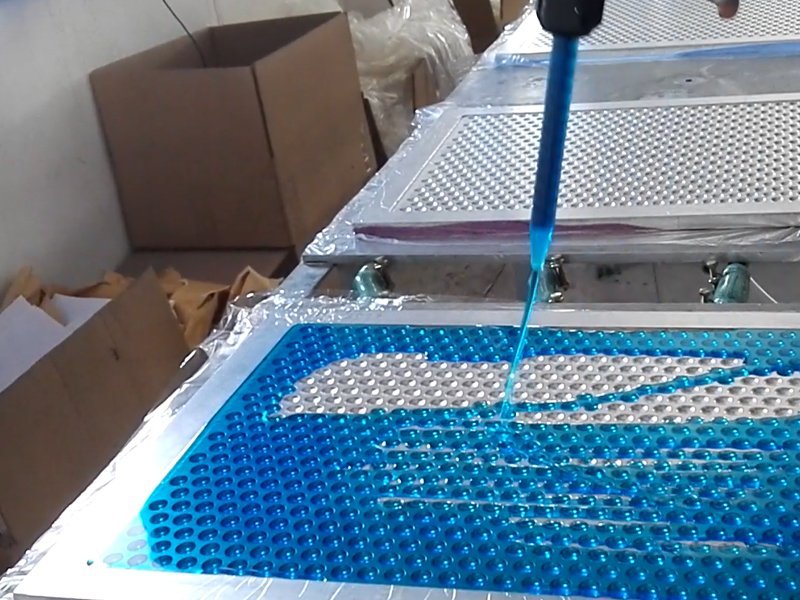 Step 3: Gel Pouring & Curing