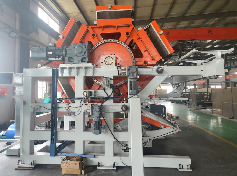 Six-station rotary door foaming line (same service motor type)