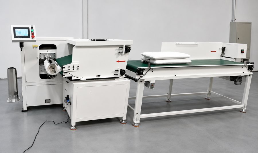 Roll-packing and compression machine