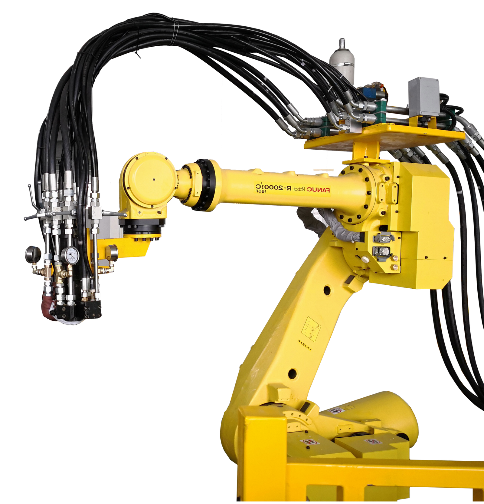 PU foam production robot arm