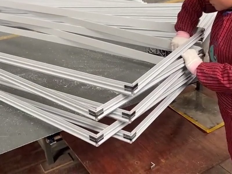 Step 3: Assembling Plastic Door Frame