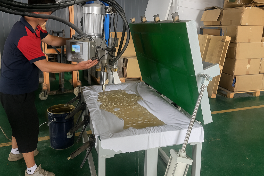 low pressure pu foam machine for faux stone